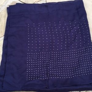 Navy blue scarf